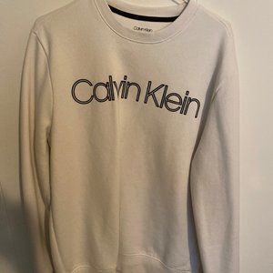 White Calvin Klein Sweater